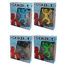 Zing Stikbot Lot de 4 figurines d'animation Couleurs aléatoires