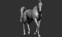 Breyer size traditional Arabian resin horse - choose your own size - White resin