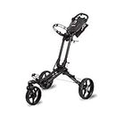 Stinger Golf Products SG-6 Compact Golf Push Buggy - Lightweight, Foldable Golf Cart with Adjustable Bag Straps, Rotating Front Wheel and Storage System- Ideal Golf Buggy Push Cart for All Golfers