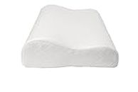AJB Cervical Contour Memory Foam Pillow,Orthopedic Pillow for Neck Pain,Orthopedic Contour Pillow Support for Back,Stomach,Side Sleepers,Anti-Snoring Neck Pillow.Bed Pillows for Sleeping with Washable Cover - (Set of 1)