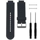 Soft Silicone Replacement Watch Band Strap for Garmin Approach S2 / S4 GPS Golf Watch