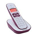 Beetel X73 Cordless 2.4Ghz Landline Phone with Caller ID Display, 2-Way Speaker Phone with Volume Controls, Auto Answer, Alarm Function, Stylish Design (Red/White)(X73)