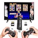 Classic Stick Game,Wireless Retro Game Console, Dual 2.4G Wireless Controllers Gamepad 4K Game Stick,Plug and Play Video Game Consoles with bulit in Games,Handheld Game Stick for Kids Adults
