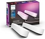 Philips Hue Smart Play Light Bar Base Kit, White - White & Color Ambiance LED Color-Changing Light - 2 Pack - Requires Bridge - Control with App - Works with Alexa, Google Assistant and Apple HomeKit