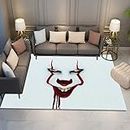 YZGAH Smile Printed Carpets For Living Room Bedroom Dining Room Area Rug Hallway Doormat Bathroom Kitchen Absorb Water Anti-Slip Mats H4225 60X90Cm