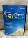 Microsoft Streets & Trips 2006 with GPS Locator 2 disc Clean Resurfaced discs