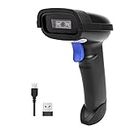 Shreyans Barcode Scanner with 3 in 1 Connectivity Bluetooth, Dongal & USB | BIS Certified | Useful for Retail Stores, Warehouses, Supermarkets