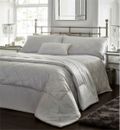 Silber Luxus Gewebter Jacquard Bettbezug Bettwäsche Bett Set oder Zubehör Glitzer