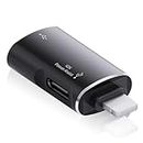 Verilux® USB 3.0 to Light-ning Adapter for iPhone Fast Data Transfer OTG Dual Light-ning to USB Female Converter for iPhone 14/14 Pro/13/12 MacBook Laptop USB Light-ning to USB Adapter