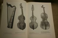 Libro especializado instrumentos musicales historia arpa violín, flauta, instrumentos de viento