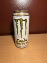 Monster Energy JAVA Vanilla Light 2010 vacía lata de 15 oz rara lata temprana