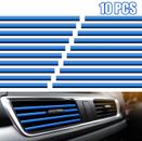 10× Car Accessories Interior Air Conditioner Air Outlet Decoration Stripes Cover