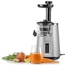 Omega Juicer Cold Press 365 Vertical Slow Masticating Extractor for Fruits and Vegetables, 65 RPM, 150-Watts, Silver