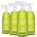 Method All-Purpose Cleaner Spray, Plant-Based and Biodegradable Formula Perfect for Most Counters, Tiles, Stone, and More, Lime + Sea Salt, 828 mL Spray Bottles, 4 Pack, Packaging May Vary