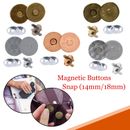 14/18 mm Magnetischer Druckknopfverschluss Tasten Befestigungen für Geldbörsen Taschen Handtaschen Gepäck