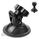 GLADFRESIT Car Dash Cam Mount bracket, Vehicle Video Recorder Suction Cup Holder with 360 Degree View for Driving DVR Camera Camcorder GPS
