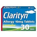 Clarityn Allergy Relief Tablet | Hayfever Relief Tablet | Loratadine | Antihistamine | All day maximum strength symptom relief with one tablet per day | 30 count (pack of 1)