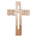 Incredible Gifts India Wooden Name Cross (12 Inches) for Christmas