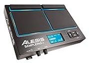 Alesis SamplePad 4 | Compact Percussion and Sample Triggering Instrument with Velocity Sensitive Pads, Drum Sounds and SD/SDHC Card Slot (Black)