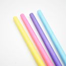10mm Wide Jumbo Neon Paper Straws for Milkshakes Smoothies Drinks