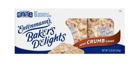 Entenmann's Minis Crumb Cake Snack Cakes, 12.25 oz, 6 Count - PACK OF  1