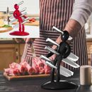 Stainless Steel Voodoo Man Knife Holder Kitchen Deco Human Knife Block Stand Red