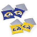 Wild Sports NFL Los Angeles Rams 8pk Dual Sided Bean Bags, Team Color