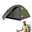 Coleman Polyester Darwin 2 Person Camping Dome Tent, 5-10 Minutes Easy Setup | Full Fly Waterproof Sheet | Suitable for All Seasons