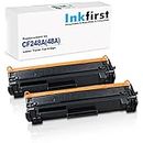 2 Inkfirst Compatible Toner Cartridges Replacement for HP CF248A 48A Laserjet Pro M15w M15a M16 MFP M28a M28w M29a M29w (Update CHIP Version)