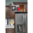 Rev-A-Shelf Sliding Wall Cabinet Organizer for Above Refrigerator/Wall Oven Steel in Gray | 15 H x 15 W x 21.375 D in | Wayfair 5708-15CR