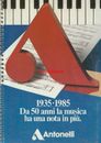 GIOCHI ANTONELLI OSIMO Catalogo Libro Strumenti Musicali Giocattolo d'epoca 1985