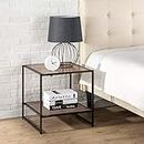 Zinus Modern Studio Collection Set of Two Bedside Table | Night Stands Furniture | Side Table