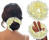 Scented Mogra Gajra Hair Accessories For Women & Girls - Hair Flower Set of 2