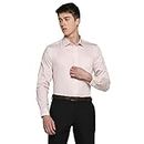blackberrys Men's Solid Slim Fit Shirt (NL-S-PR-AGNAS_Pink 40)