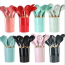 Cooking Utensil Set 11 Piece Silicone Heat Resistant Kitchen Gadget Tools