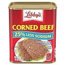 Libby's Corned Beef, Canned Meat, With 25% Less Sodium, 12 oz