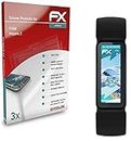 atFoliX Schutzfolie kompatibel mit Fitbit Inspire 2 Folie, ultraklare und flexible FX Displayschutzfolie (3X)