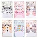 AUXSOUL 6 Packs Sticky Notes, Cute Animal Sticky Notes Kawaii Stationary self-Adhesive Note Pads for Pet Lovers Office School Supplies Gift Idea