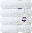 Extra Large Bath Towels Pack of 4 100% Cotton 27"x54" Highly Absorbent Soft