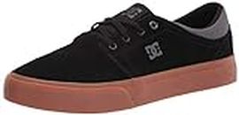 DC mens Trase Sd Skate Shoe, Black/Grey/Grey, 4.5 US