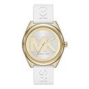 Michael Kors Women's Janelle Three-Hand Gold-Tone Stainless Steel Watch MK7141