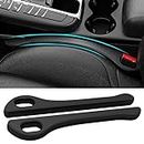YLXGT Car Seat Gap Filler PU Material Universal for Car SUV Truck Accessories Seat Gap Blocker Fit Organizer Fill The Gap Between Seat and Console Stop Things from Dropping Black 2Pcs