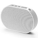 GGMM Altoparlante Bluetooth Senza Fili con Amazon Alexa Suono Stereo Cassa Portatile Speaker Multiroom Altoparlante 10W Bianco