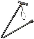 Days Standard Adjustable Folding Walking Stick, Lightweight and Height Adjustable, Portable Cane with Ergonomic Handle, Non-Slip Base, 850-953 mm/33.5-37.5 Inches, (Eligible for VAT relief in the UK)