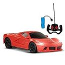 Baybee Racer 1:24 Scale Rechargeable Remote Control Car for Kids,Stunt RC Cars with Led Light,2.4G Remote & USB Charger | Racing Remote Cars | Remote Control Car Toys for Kids 5+Years Boys Girls (Red)