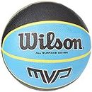 Wilson Outdoor-Basketball, Rauer Untergrund, Asphalt, Granulat, Kunststoffboden, Größe 6, 8 bis 12 Jahre, MVP, Braun, 5