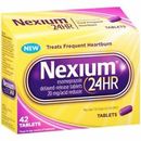 Nexium 24hr Esomeprazole 20 mg Acid Reducer 42 Tablets Exp 02/2025+