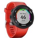 Garmin Forerunner 45, 42MM Easy-to-Use GPS Running Watch with Garmin Coach Free Training Plan Support, Red (No-Cost EMI Available)