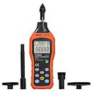 Protmex Digital Tachometer, MS6208A Contact Measurement Speed Tach Meter 50-19999RPM Speed Meter Contact Tach RPM Meter With 100 Groups Data Logging, Data Hold, Max/Min/AVG, Backlight