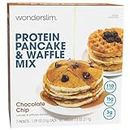 Wonderslim Protein Pancake & Waffle Mix, Chocolate Chip, Low Sugar & Low Calorie (7ct)